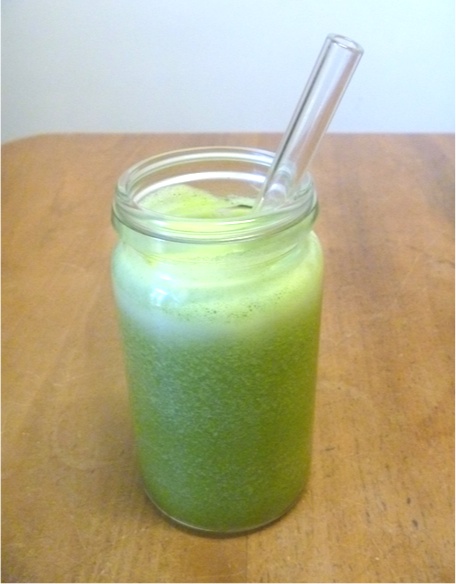 A green smoothie packed full of micro-nutrients. 
